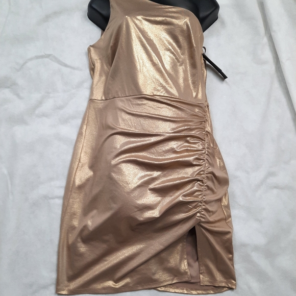 Gold Slip Dress - Picture 6 of 7